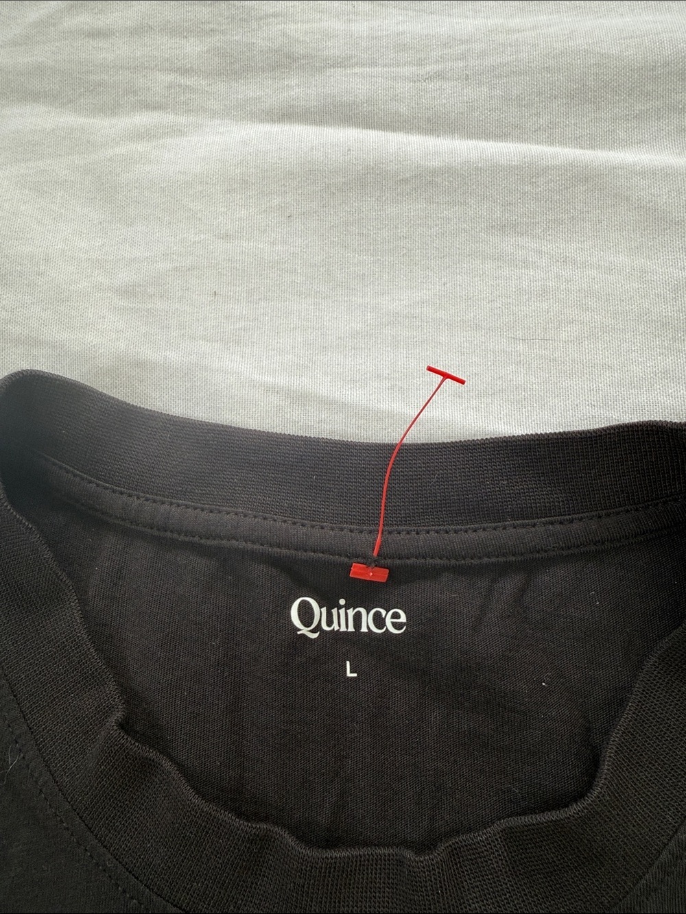 Quince Black Long-Sleeve Crewneck Tee for women - Picture 2 of 5